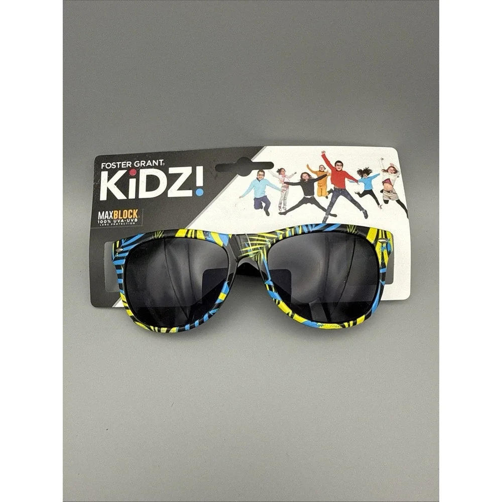 Kids Foster Grant Classic Way Sport Sunglasses ~ Tropical Vibe Boys/Unisex